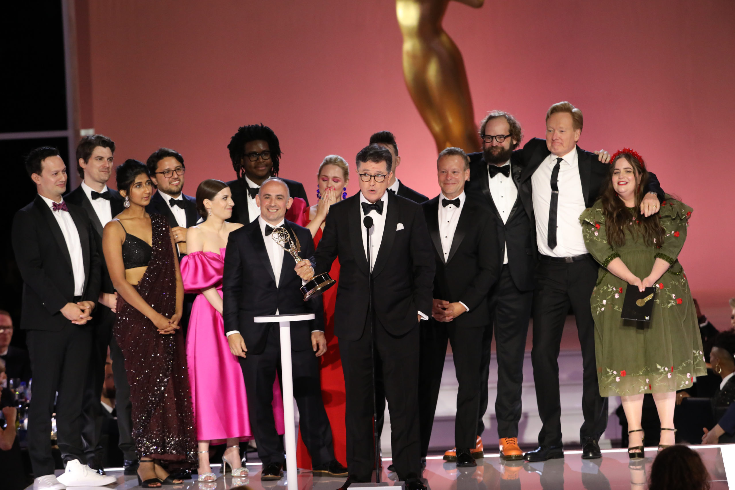 Read more about the article Watch Conan O’Brien Crash Stephen Colbert’s Emmys Speech