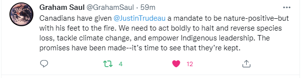 You are currently viewing Nature Canada Sees Renewed Liberal Minority as an Opportunity for Nature