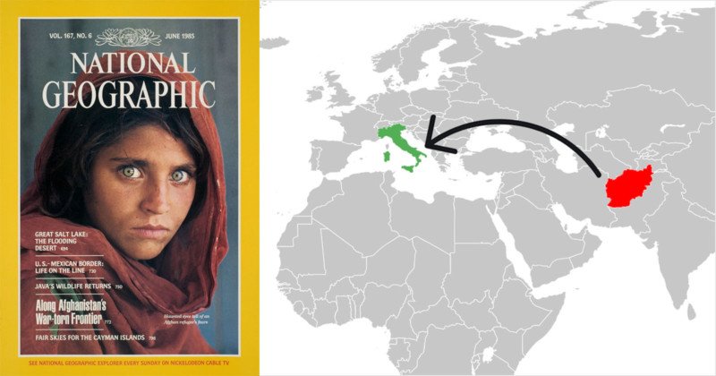 You are currently viewing ‘Afghan Girl’ Escapes Taliban, Evacuated to Italy