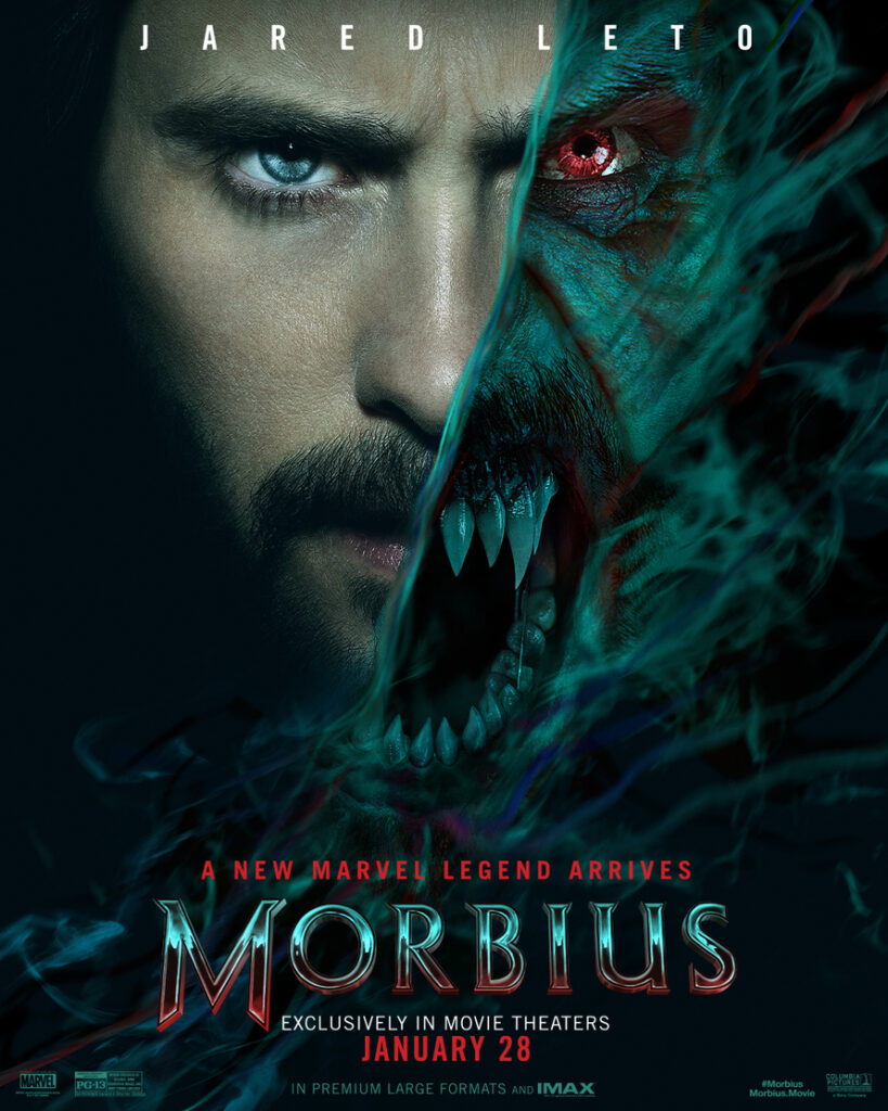 You are currently viewing ‘Morbius’: New Clip & Poster For Jared Leto Film Drops At CCXP 2021
