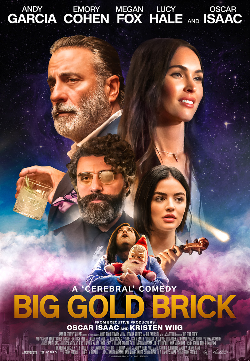 You are currently viewing Andy Garcia & Megan Fox & Oscar Isaac in ‘Big Gold Brick’ Trailer